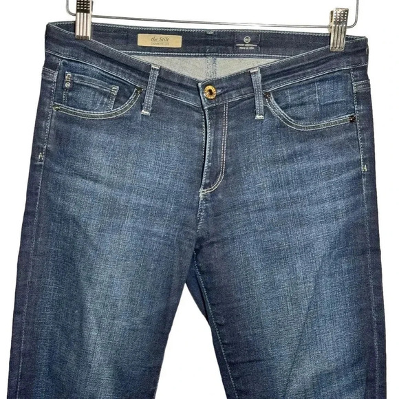 AG Adriano Goldschmied The Stilt Cigarette Leg Jeans Womens size 28 Rev1110 Blue - Picture 3 of 12